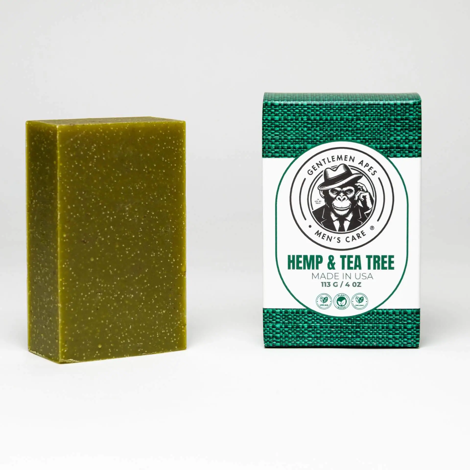 Gentlemen Apes Hemp and Tea Tree artisan soap